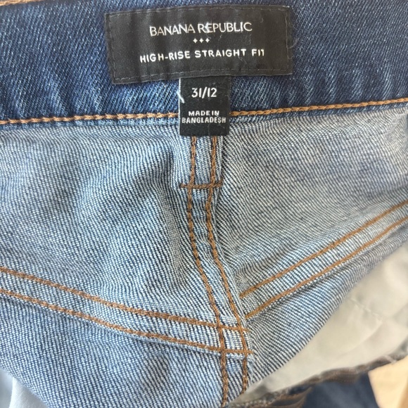Banana Republic Dark Blue Boyfriend Jeans - Picture 4 of 5